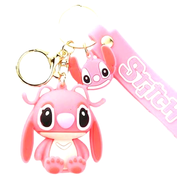 Cute Angel Keychain for Women & Kids - Kawaii Pink - Picture 2 of 7